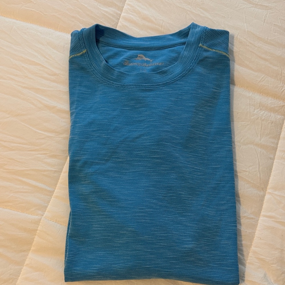 Blue Tommy Bahamma Crew Neck T-Shirt